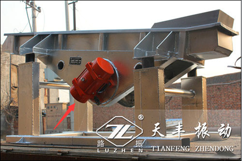 直線振(zhèn)動篩上麵的振動(dòng)電機
